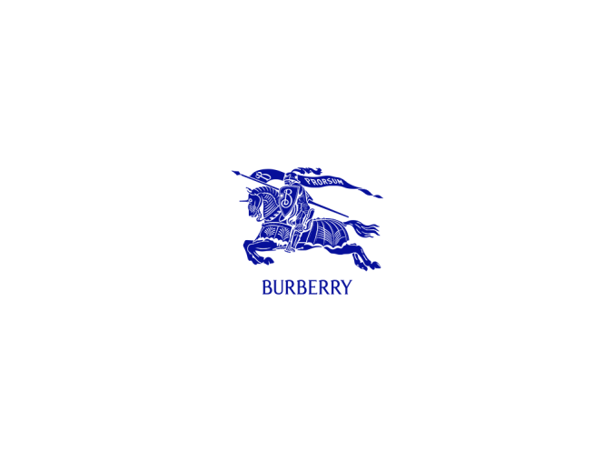 著名时尚品牌Burberry巴宝莉标志矢量图