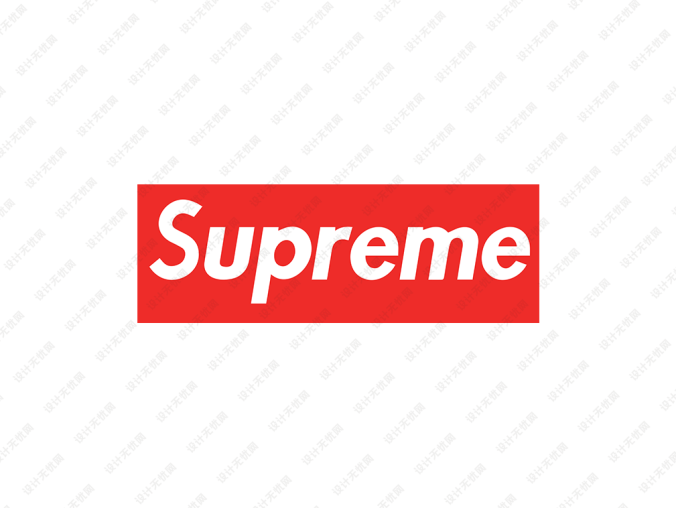 街头潮牌Supreme标志矢量图