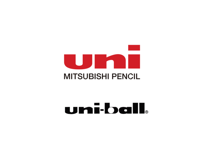 uni三菱铅笔logo标志矢量图