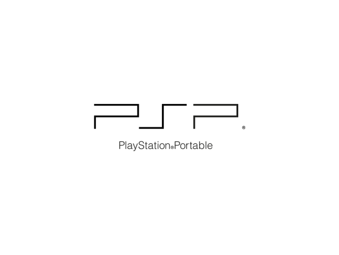 索尼PSP游戏机logo标志矢量图