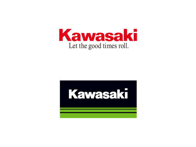 川崎摩托Kawasaki标志矢量图