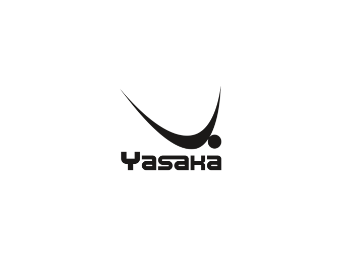 乒乓球品牌亚萨卡Yasaka标志矢量图