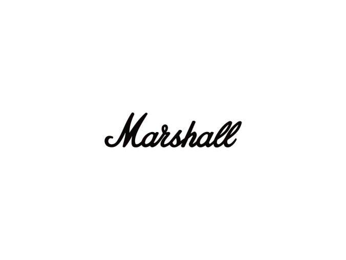 马歇尔(Marshall)音箱logo标志矢量图