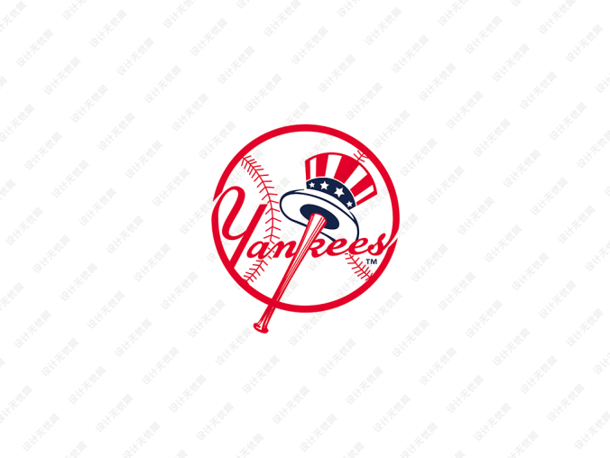 MLB: 纽约扬基队logo标志矢量图