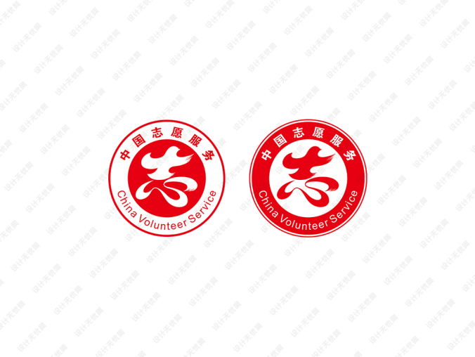 中国志愿服务logo矢量图