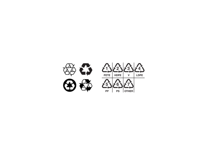 可回收标志矢量图