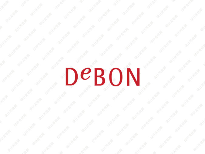 蝶妆DEBON化妆品标志矢量图