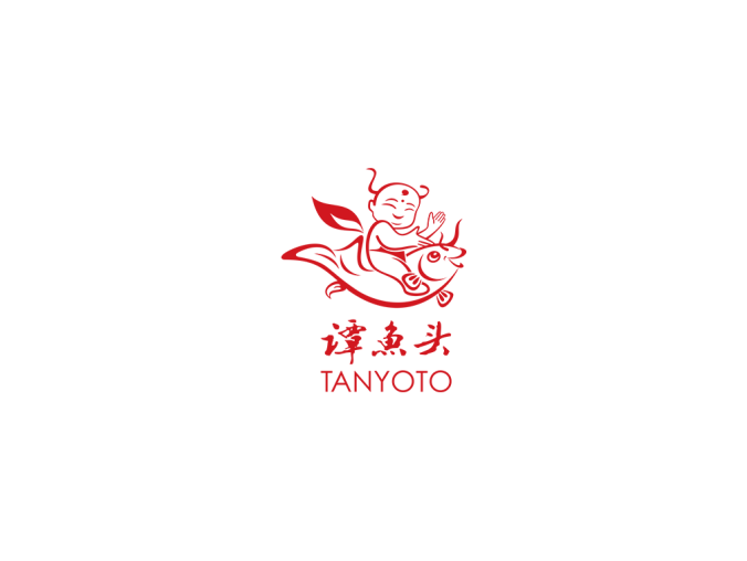 谭鱼头logo标志矢量图