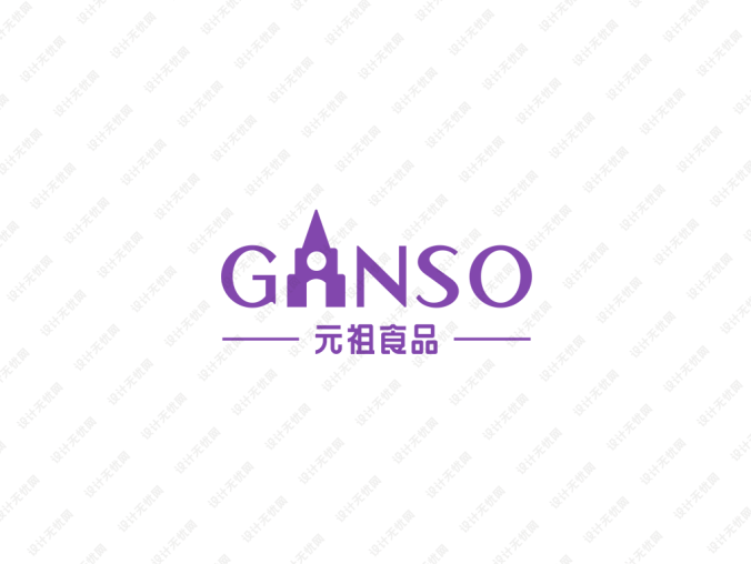 元祖食品标志矢量图