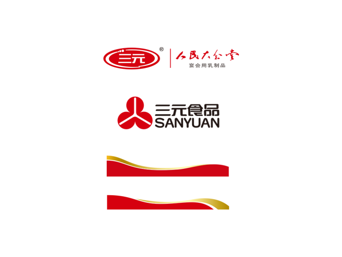 三元食品logo标志矢量图