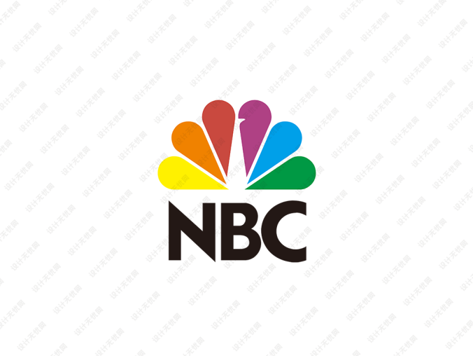 美国全国广播公司NBC标志矢量图