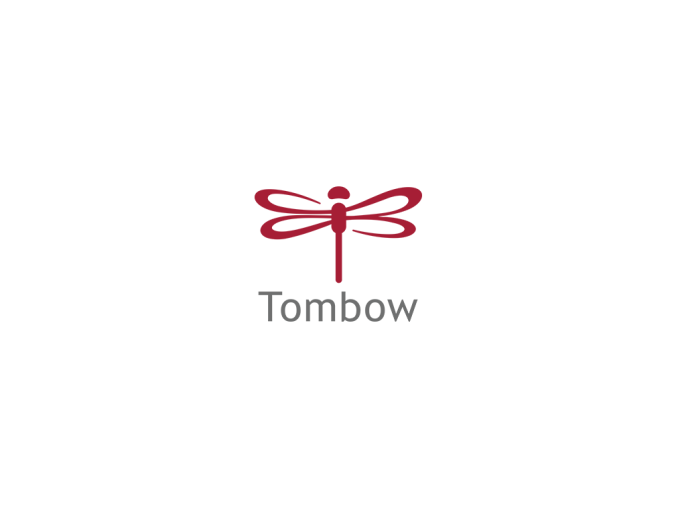 日本Tombow蜻蜓文具logo标志矢量图