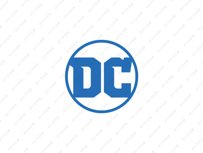 DC漫画公司logo标志矢量图