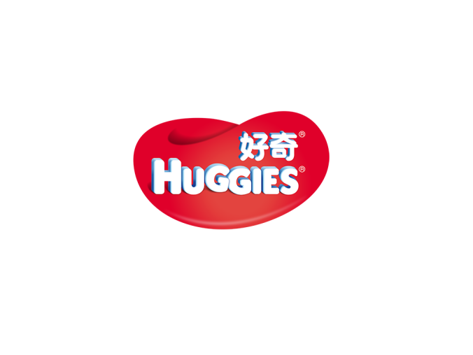 纸尿裤品牌好奇HUGGIES标志矢量图