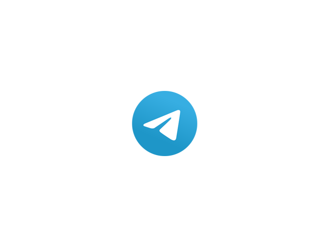 即时通信软件Telegram标志矢量图
