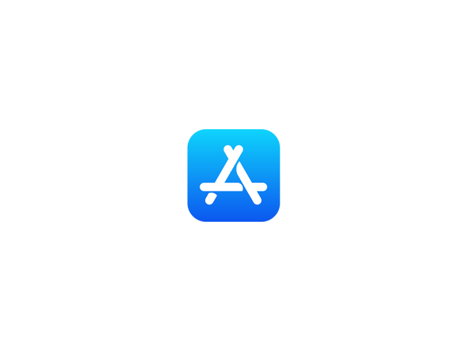 苹果App Store图标logo矢量图
