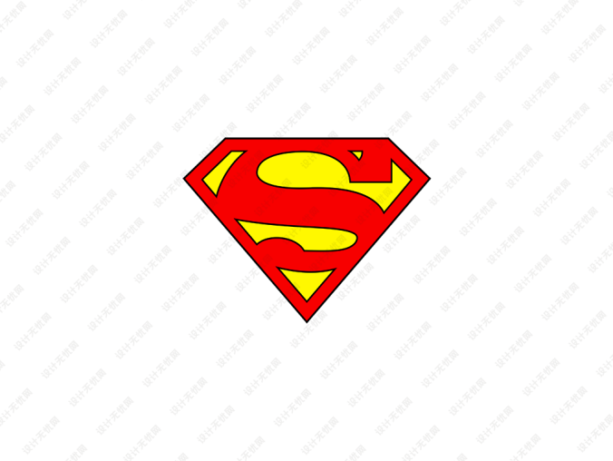 Superman超人logo矢量图