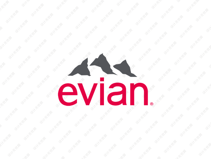 Evian依云矿泉水标志矢量图