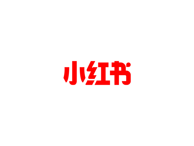 小红书logo图标矢量图