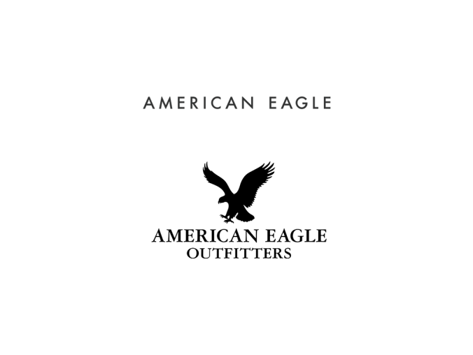 服装品牌美国鹰(American Eagle)标志矢量图
