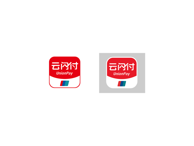 云闪付logo图标矢量图