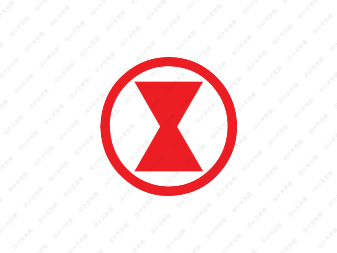 复仇者联盟黑寡妇logo矢量图