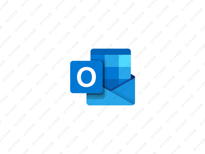 office办公软件：outlook图标logo矢量图