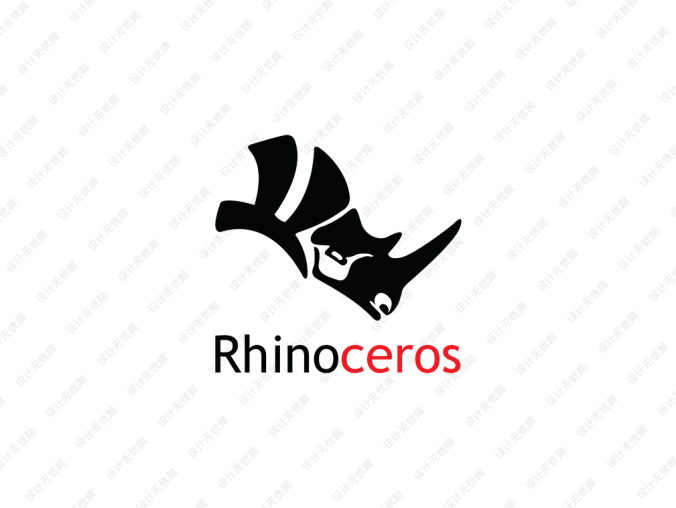 Rhinoceros犀牛软件logo矢量图