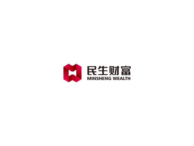 民生财富logo标志矢量图