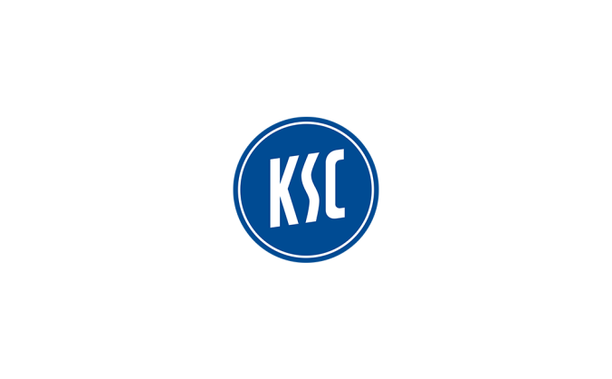 卡尔斯鲁厄足球俱乐部队徽logo标志矢量图