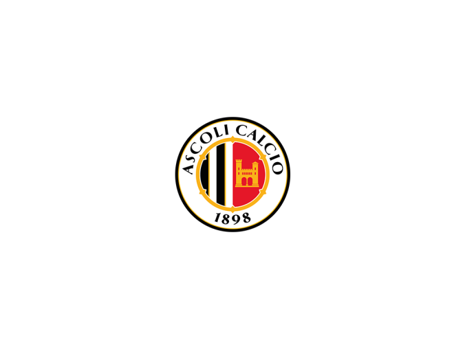 阿斯科利足球俱乐部队徽logo标志矢量图